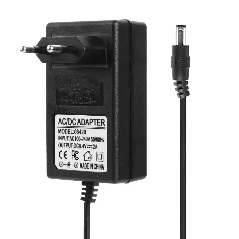 8 4 V 2A/16 1A 18650 литиевая батарея зарядное устройство DC5.5mm вилка адаптер питания для