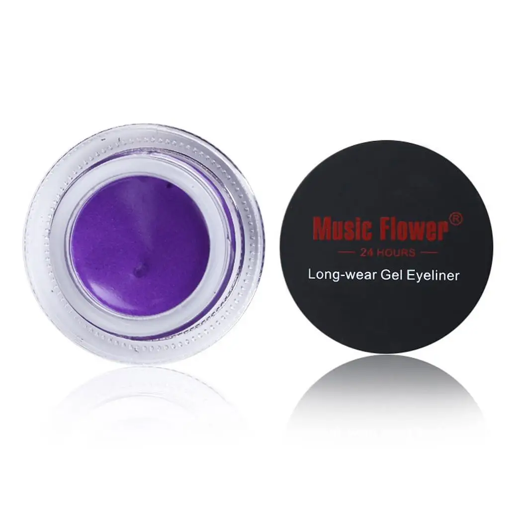 Women Portable Waterproof Lasting Eye Beauty Home Travel Party Casual etc. Eyeliner Cream 3g With Brush |