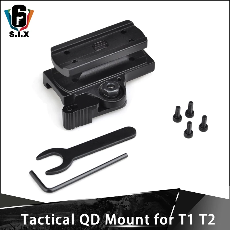 Тактическое крепление QD для T1 и T2 Red Dot Scope Mount|Кронштейны аксессуары прицелов| |