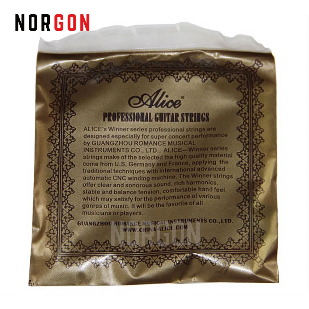 

Alice Classical Guitar Strings AWR18 Advanced Guitar Parts and Accessories Musical Hard/Normal Tension Crystal Nylon