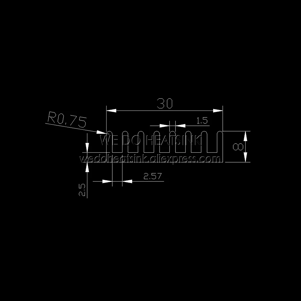 Мы делаем радиатор 100 шт 22x30x8 мм DIY Экструзионная эпоксидная прикрепляем