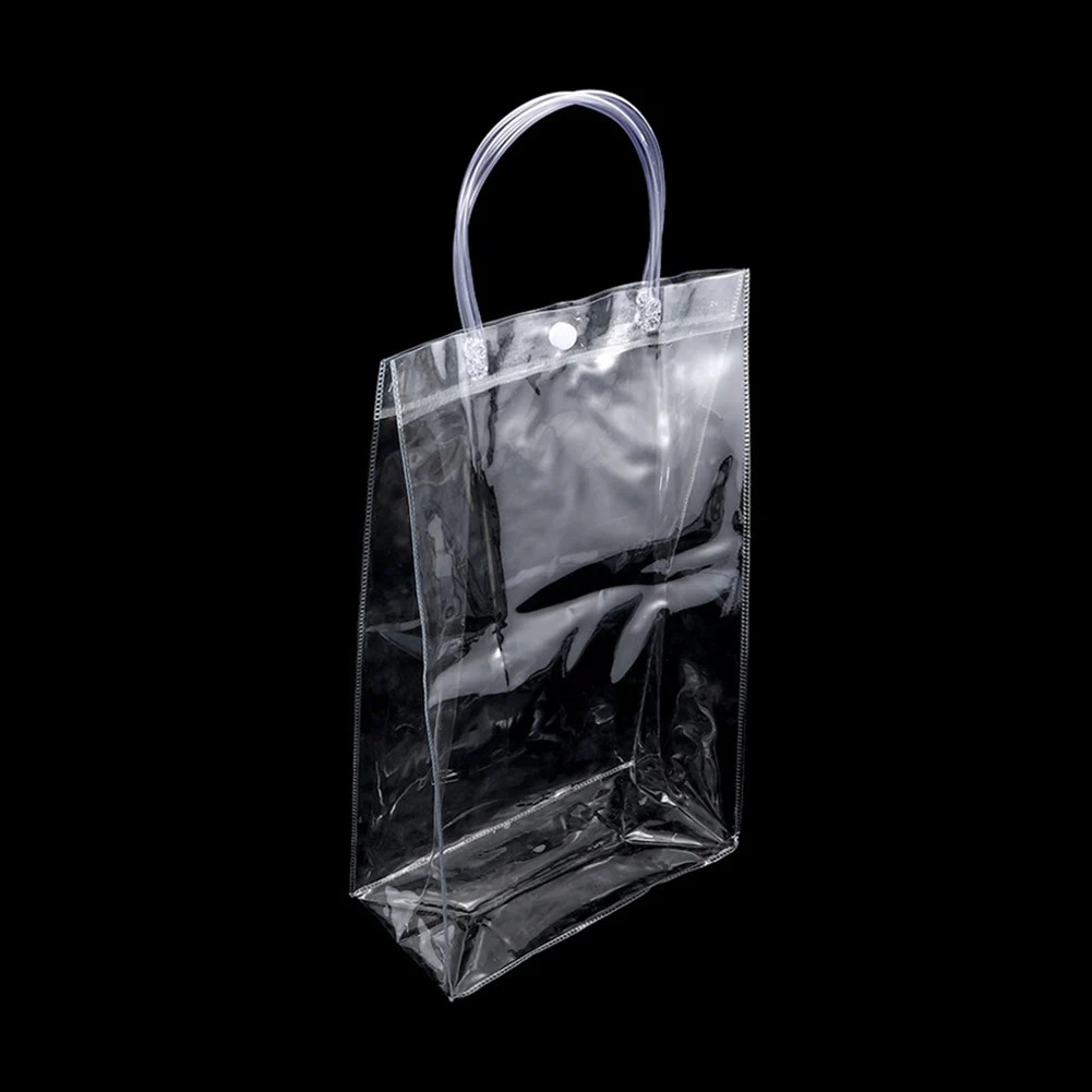 1Pc New Clear Tote Bag PVC Transparent Shopping Girls shoulder Handbag Stadium Approved Environmentally Storage Bags | Багаж и сумки