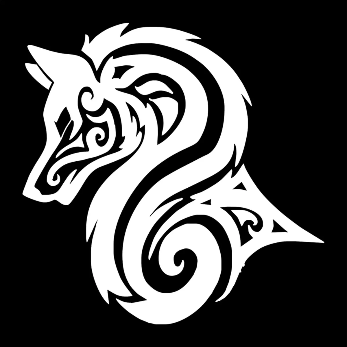 Wolf Animal Car Window Door Bumper Laptop Auto Truck Sticker Caligraphy Vinyl Decal Gift Motorcycle | Автомобили и мотоциклы