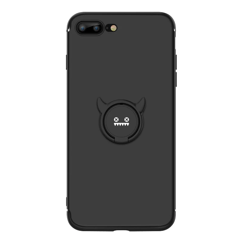Магнитный силиконовый чехол ASINA для iPhone 8 7 6 милый чехол-держатель с кольцом Plus XR XS