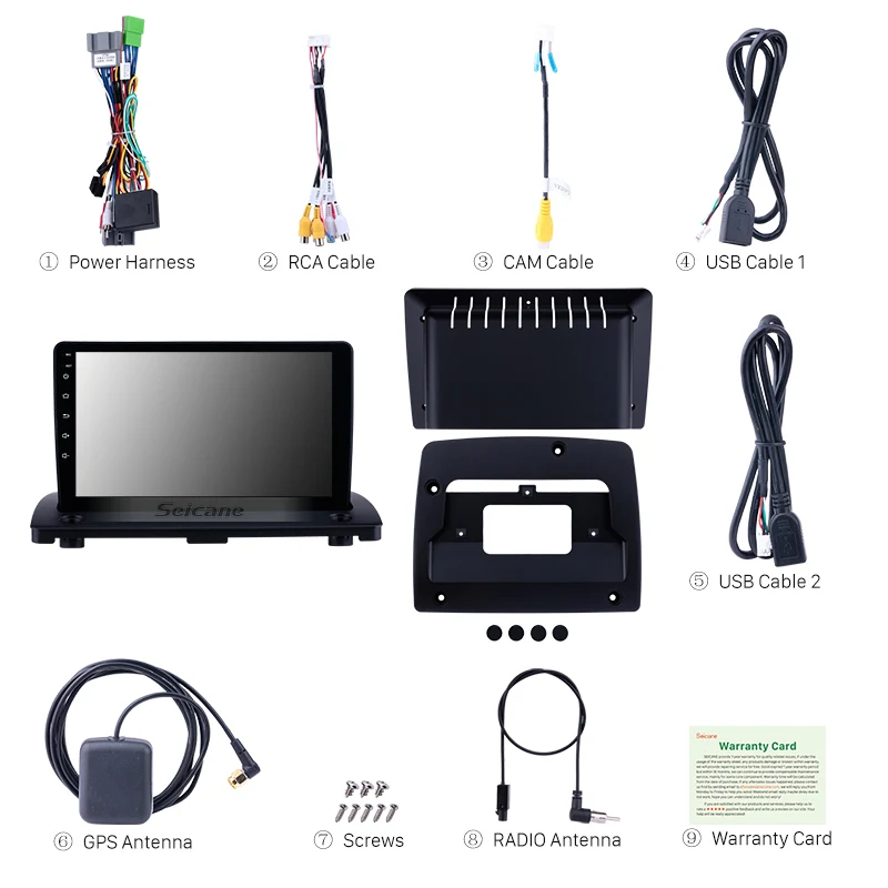 

Seicane Car Multimedia Palyer For 2004 2005-2014 Volvo CX90 9 Inch Android 8.1 HD 1024*600 Touchscreen Car Radio Support RDS