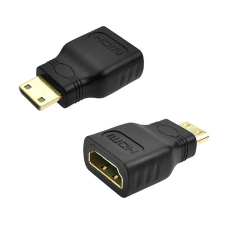 Мини HDMI к Hdmi конвертер композитный адаптер позолоченный 1080 P разъём папа