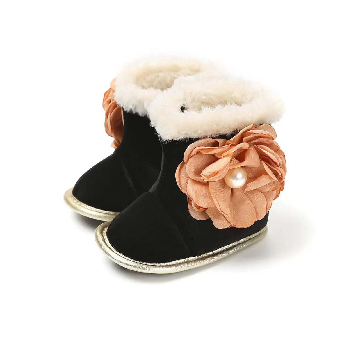 AU Stock Toddler Kids Baby Girl Antislip Snow Boots Soft Sole Crib Shoes 0-18M | Мать и ребенок