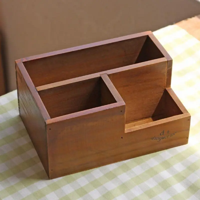 DIY суккулентный горшок для растений деревянная коробка настольный деревянный