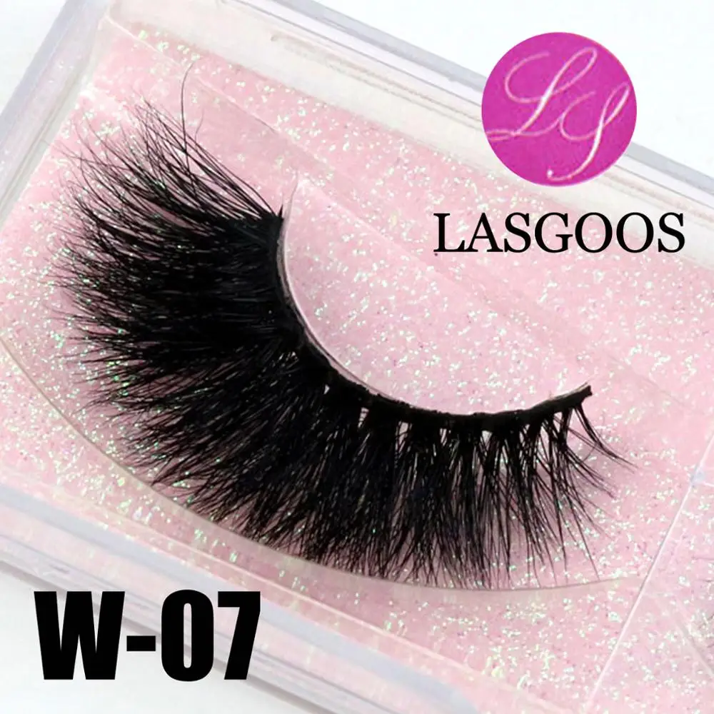 LASGOOS 5 пар W #13 смешанный стиль для выбора блестящая упаковка 3D норковые ресницы