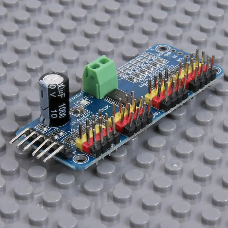 PWM/Servo/Drive Plate 16 Channel PWM Controller IIC Port for Arduino Robot | Электроника