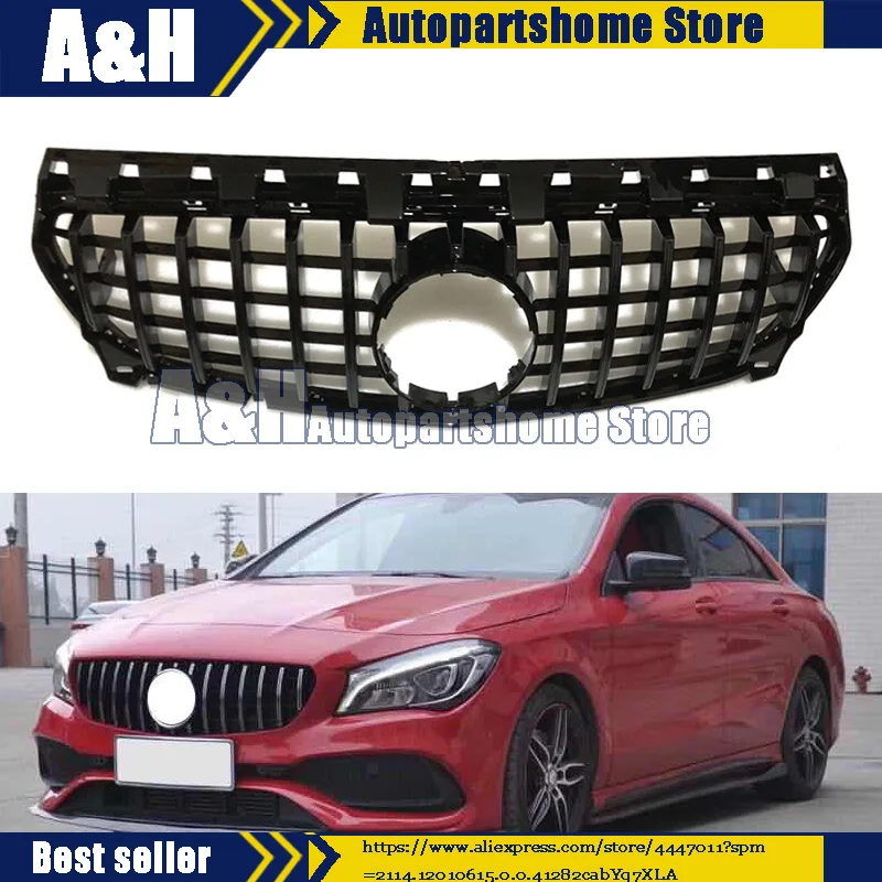 Передняя решетка для Mercedes Benz W117 C117 CLA200 220 CLA260 300 2016 2018 автозапчасти|Гоночные