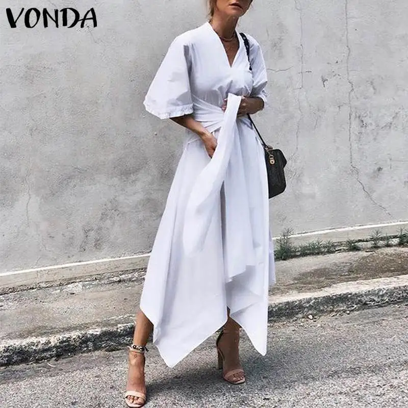 Платье VONDA женское длинное в винтажном стиле пикантное вечерние симметричное