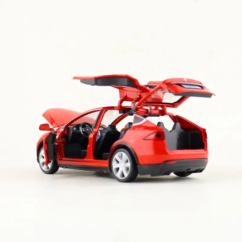 Модель игрушки под давлением Proswon/Масштаб 1:32/модель Tesla X90 SUV/машина со звуком
