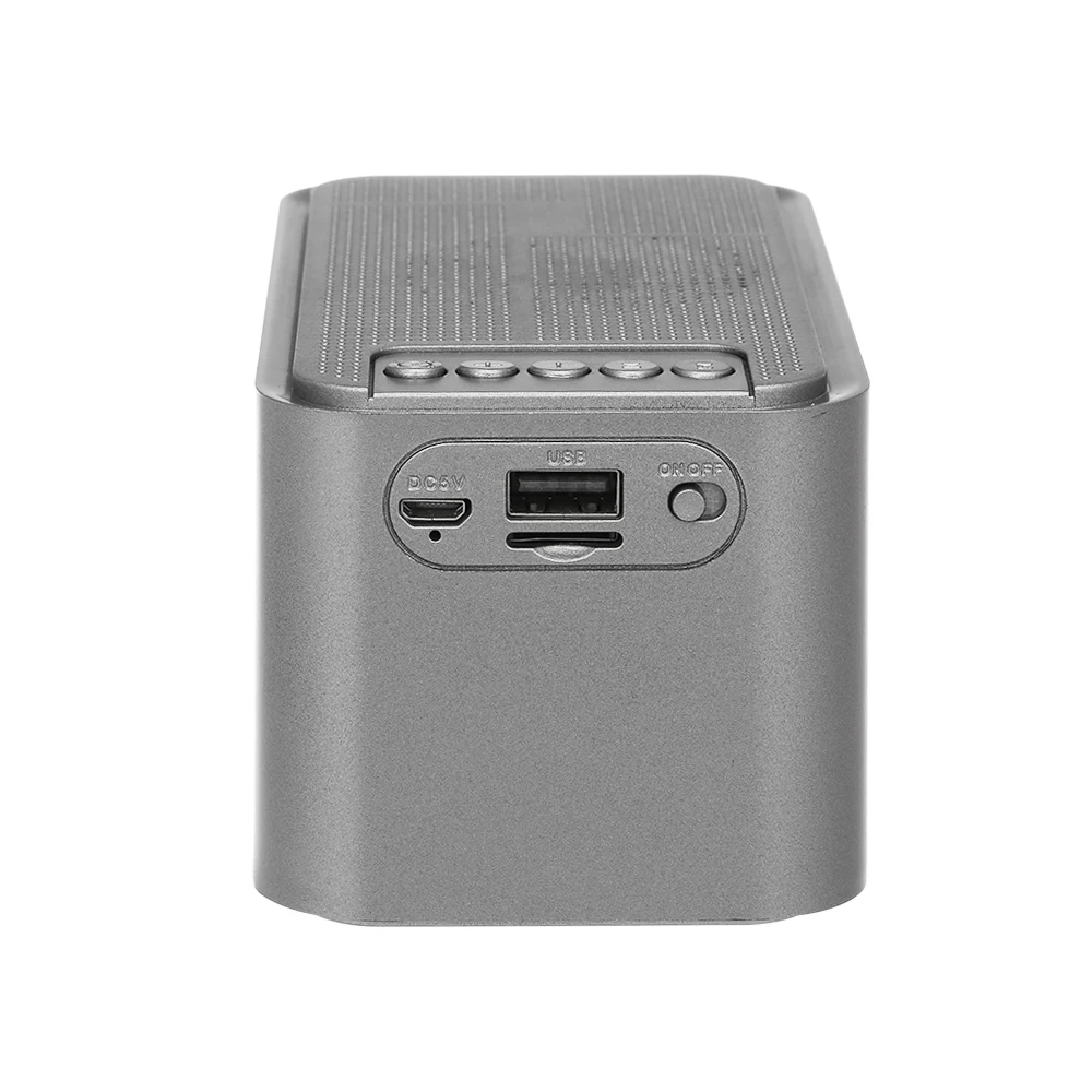 Настольный мини Bluetooth-динамик с будильником FM-радио MP3 музыкальный плеер TF карта