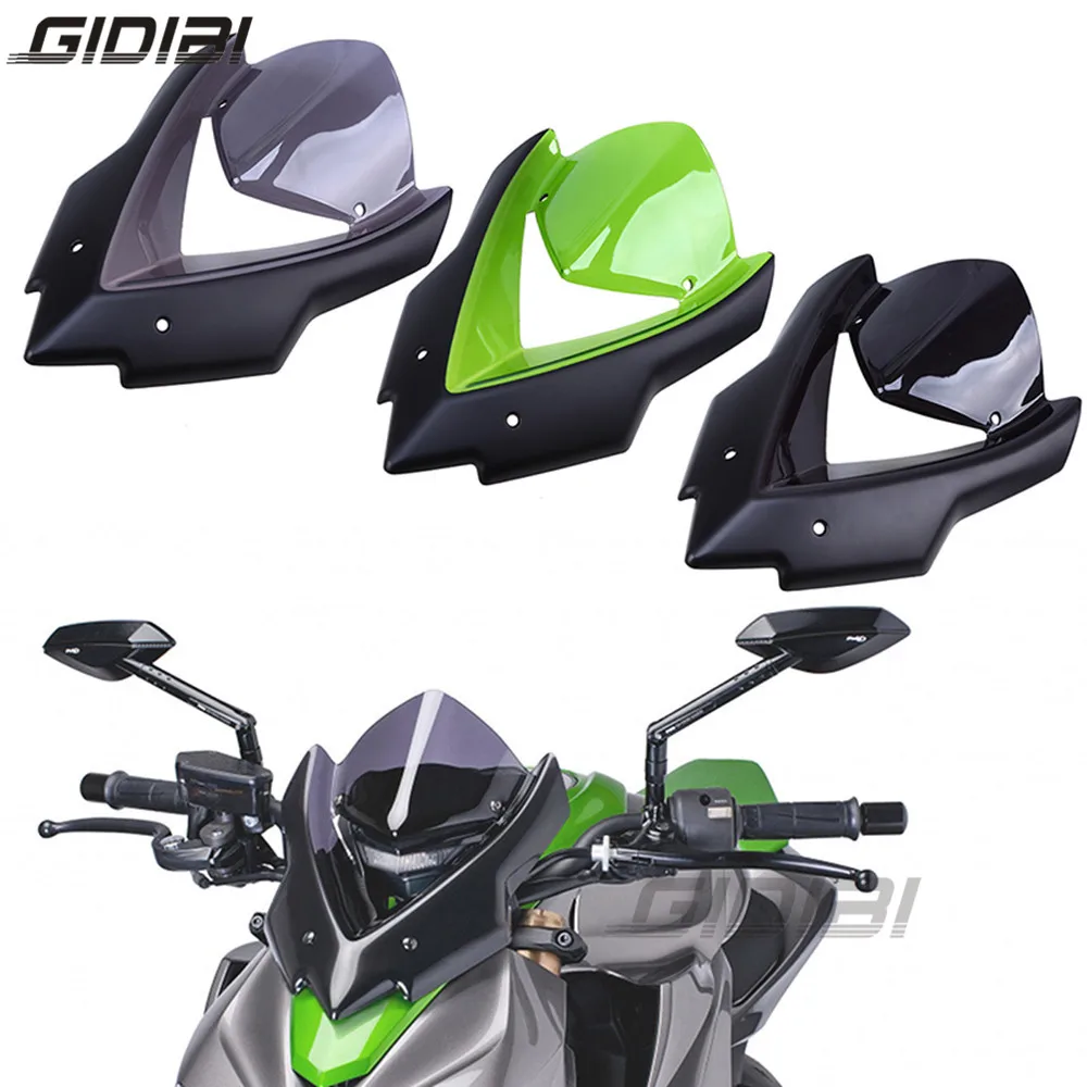 Ветровое стекло Bicicleta с двойными пузырьками для Kawasaki Z1000 Z 1000 2015 2020 ветровой экран