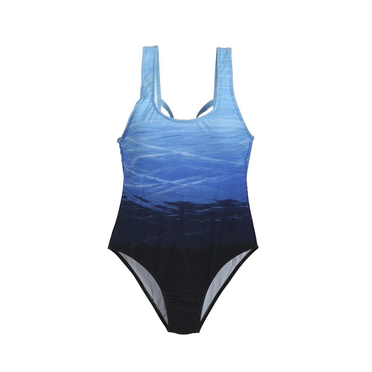 Hirigin 2019 New Women Swimwear One Piece Swimsuit Swimming Costume Padded Monokini Push Up Bra Bikini Gradient Color | Спорт и