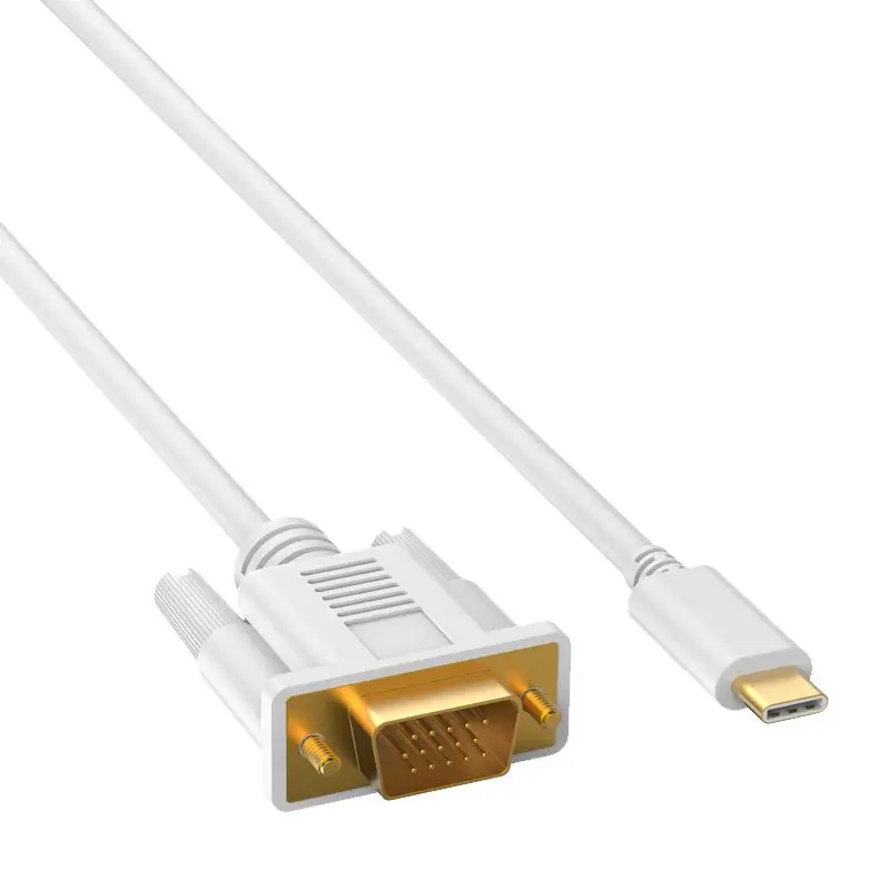 USB C VGA кабель (6 футов 1080 p) Type адаптер Шнур для 2017/2016 MaecBook Pro iMaec Surface Book 2 Gaelaxy S8 + Note 8