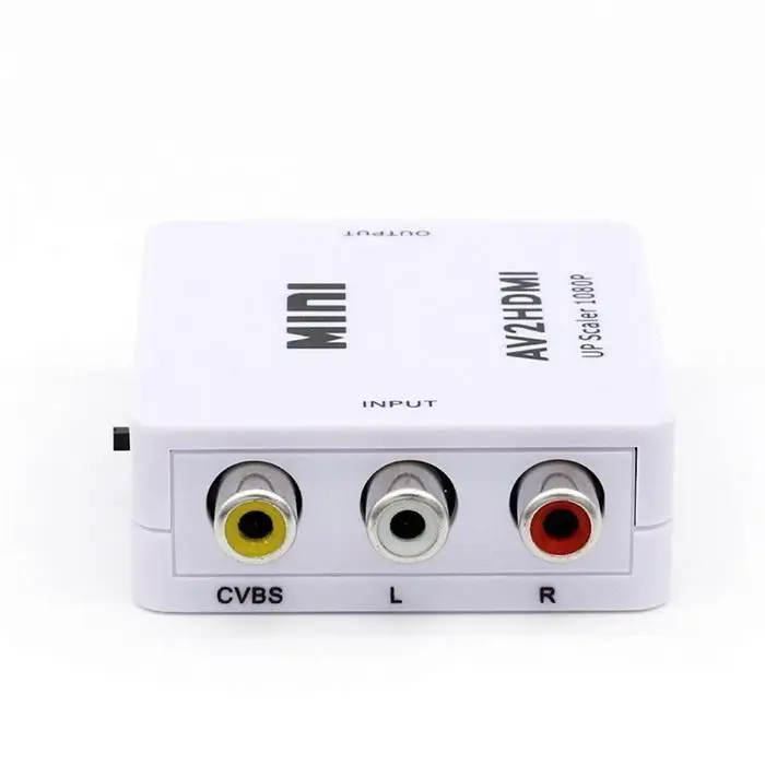 1080P HD Multimedia Interface to RCA Audio Video CVBS Adapter Converter AV input HDMI output For HDTV | Электроника
