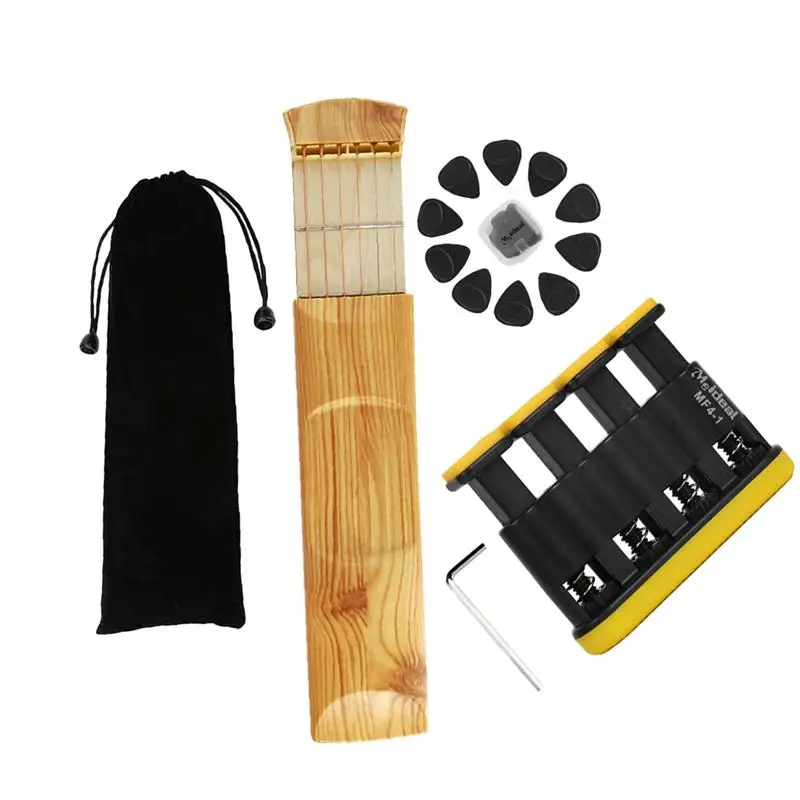 1 Set of Finger Training Practical Premium Durable Strengthener Trainer Exerciser for Guitar Musicians | Спорт и развлечения