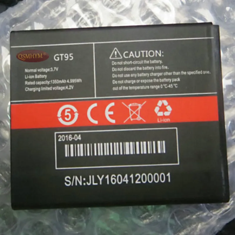 QSMHYM New GT95 1350mAh 3.7V Battery For CUBOT CellPhone ReplacementWith Tracking Number | Mobile Phone Batteries