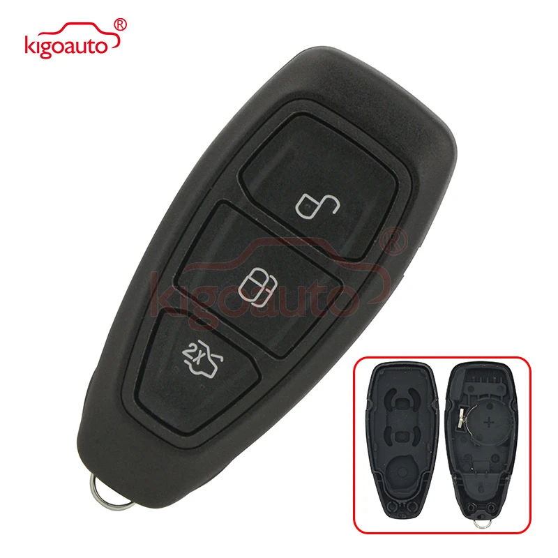 Чехол для смарт ключей Kigoauto KR55WK48801 3 кнопки Ford Kuga Fiesta Focus 2008 2010 2012|Ключ от авто| |