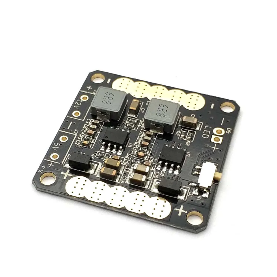 Мини концентратор питания распределительная плата PDB с BEC 5V & 12V для FPV QAV250 ZMR250