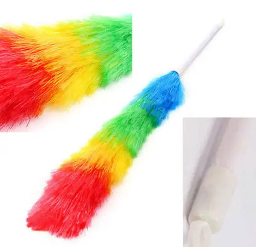

Новый Красочный Пыльник Magic антистатическое перо Бытовая щетка для пыли Ручка инструмент для чистки