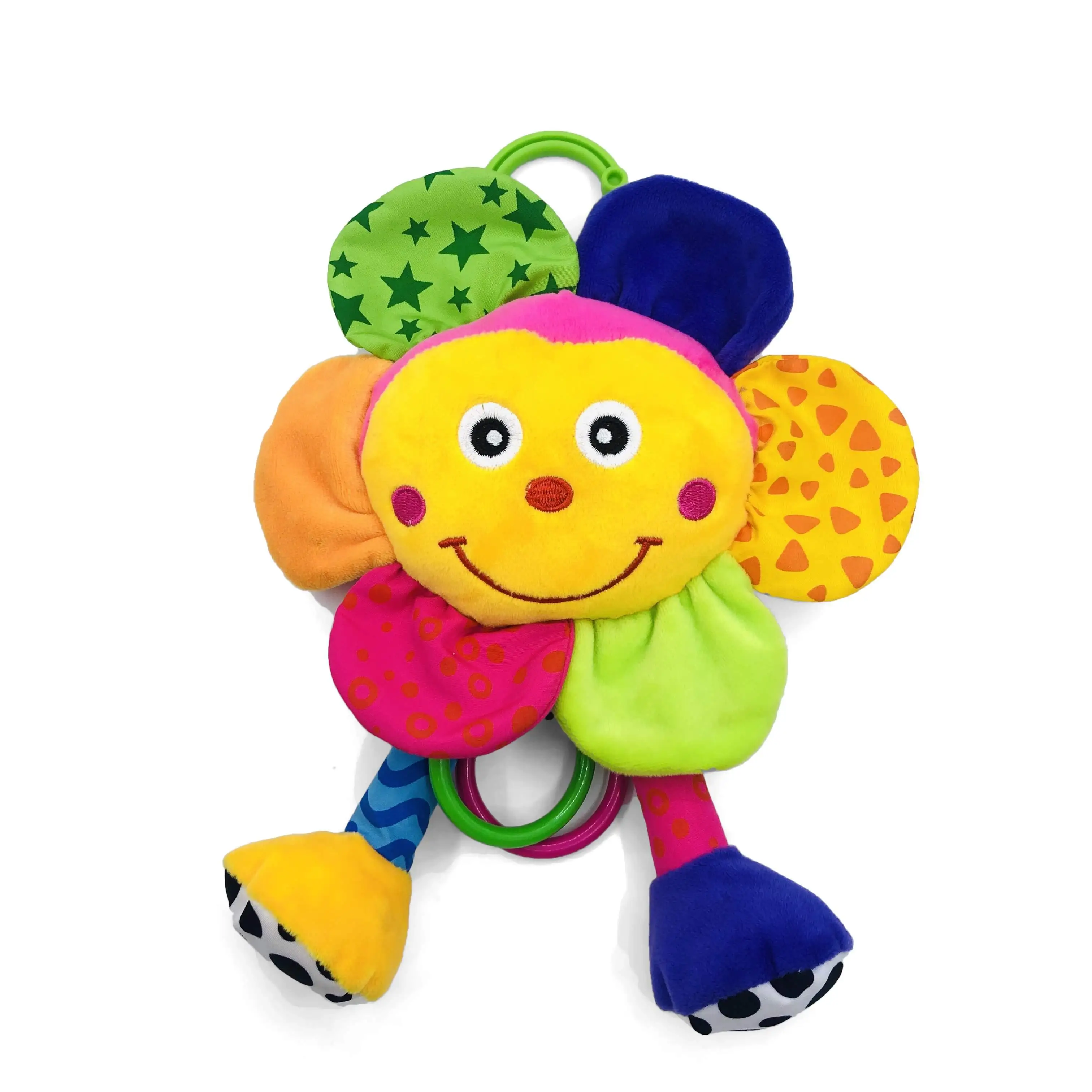 Babyfans Красочные куклы цветы Мультяшные Игрушки для малышей головоломка раннее