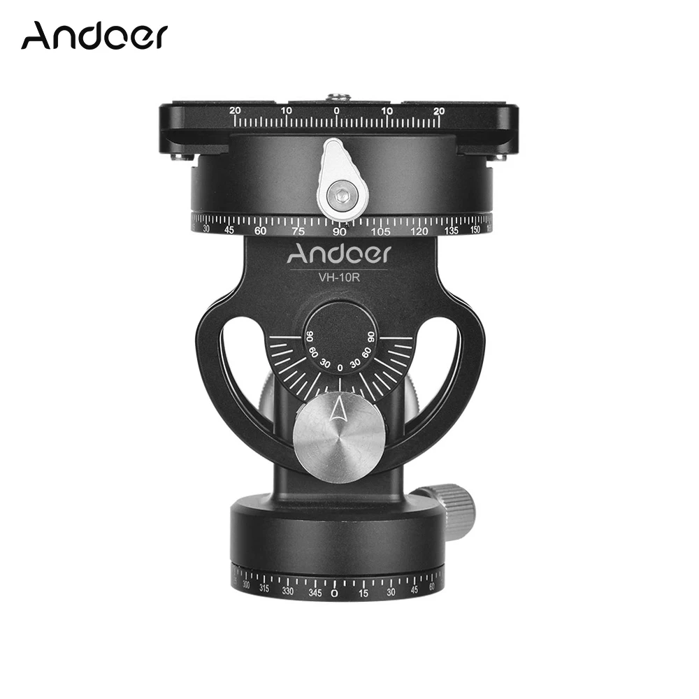Andoer VH 10R головка штатива 360 ° вращающаяся панорамная для наблюдения за птицами с