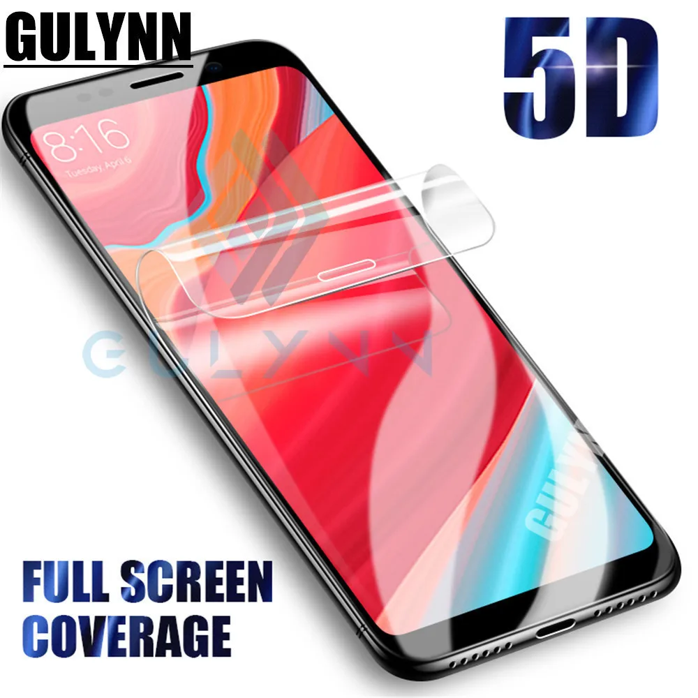 Гидрогелевая 5d пленка с полным покрытием для Xiaomi Redmi Note 5A 5X 4X Защитная 6 Pro (не