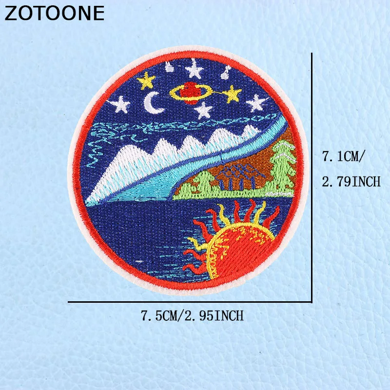 ZOTOONE крутые железные нашивки потерявшие парчи нашивка в полоску вышитая