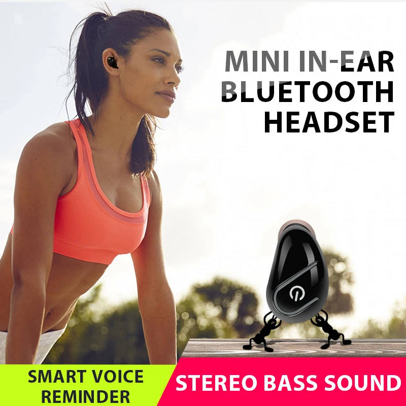 MOFEDY Мини Спорт Bluetooth гарнитура открытый беспроводной моно-наушники бизнес