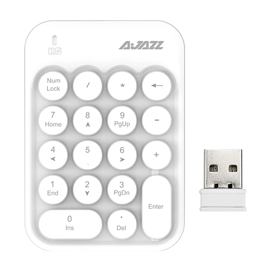Цифровая клавиатура 18 клавиш 2 4G беспроводной USB номер Pad Клавиатура для