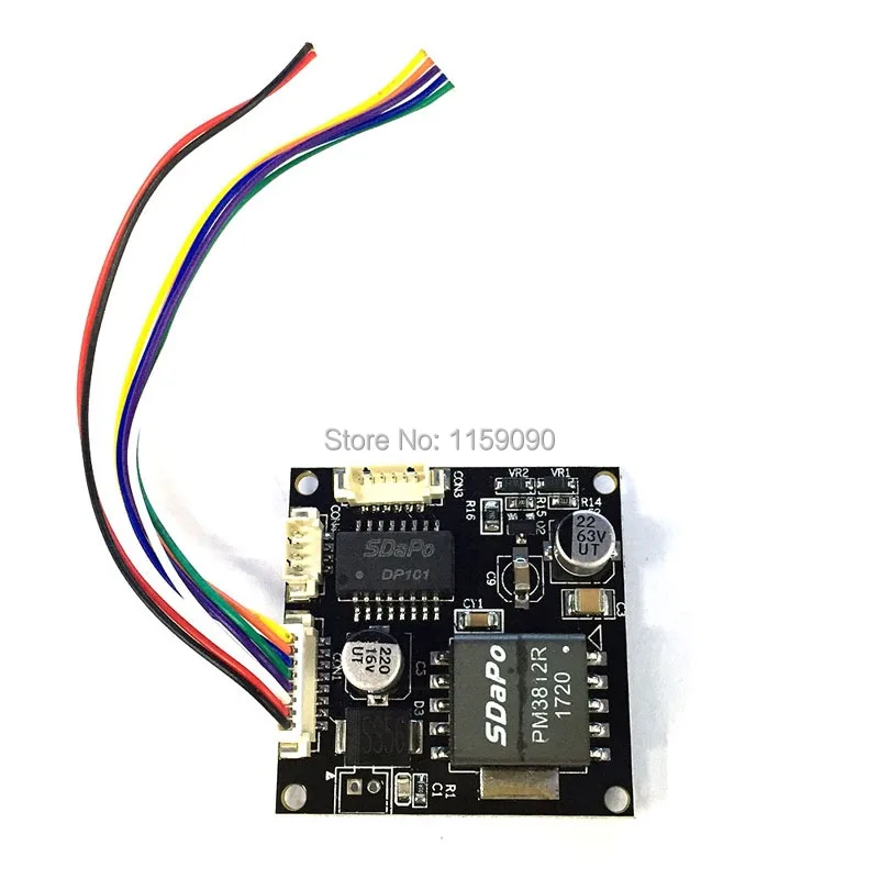 Вход 44 57 в 38*38 мм cctv ip камера Poe Модуль PCB плата выход DC 12 В с IP кабелем|Микрофон для