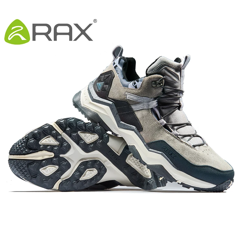 Rax Men Hiking Shoes Waterproof Outdoor Sneakers for Men Lightweight Outdoor Jogging Shoes Mountain Shoes for Men Trekking Shoes