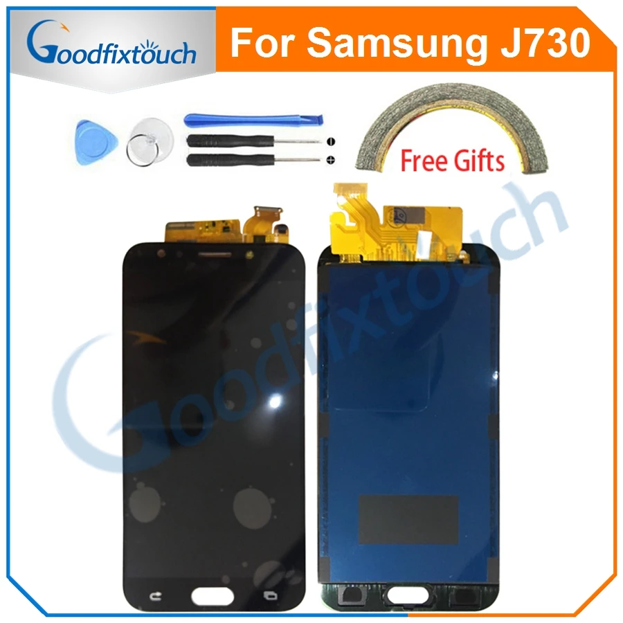 ЖК экран для Samsung J7 Pro 2017 дисплей J730 J730F + дигитайзер сенсорного экрана в сборе