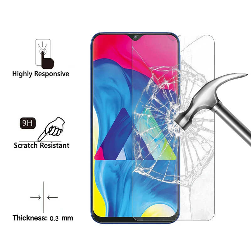 Закаленное стекло Silm 2.5D для Samsung Galaxy a7 2018 M20 пленка galaxy A50 A30 M10 M 20 10 защита экрана (не
