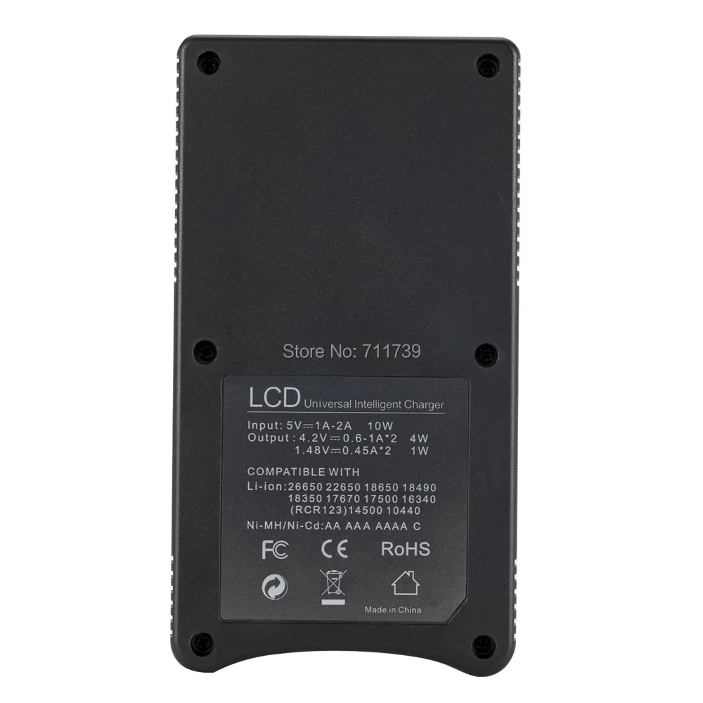 Умное зарядное устройство AloneFire для аккумуляторов li-ion Ni-MH Ni-Cd 26650 18650 14500 16340 18350 17500