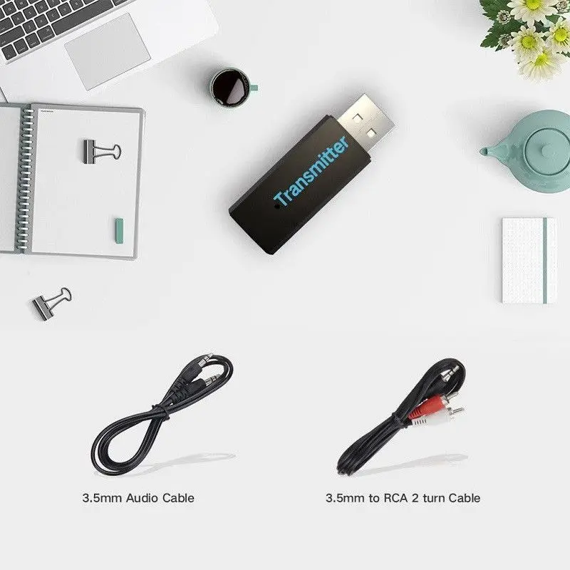 USB приемник Bluetooth3.0 беспроводной стерео аудио музыкальный передатчик для ТВ