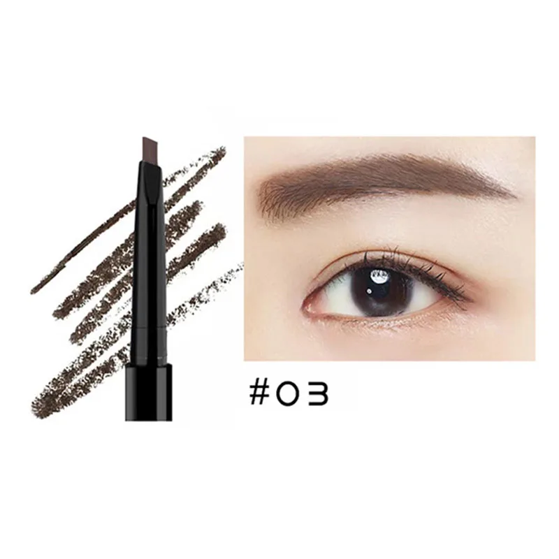 Для бровей ручка с кисти Водонепроницаемый брови карандаш для глаз макияжный