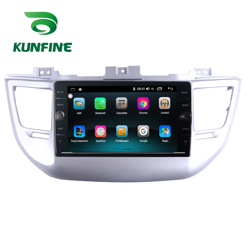 Восьмиядерный ПЗУ 64 ГБ Android 8 1 автомобильный DVD GPS навигационный плеер Deckless стерео