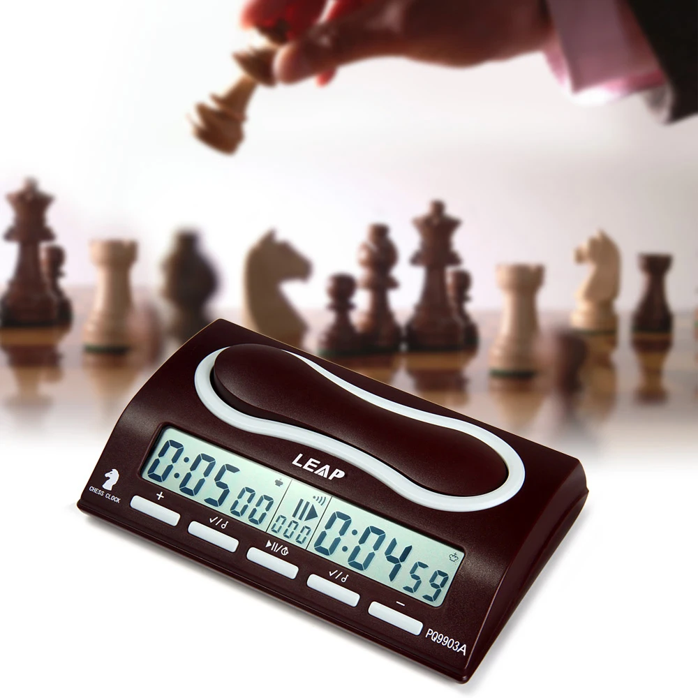 Professional Chess Clock I-Go Count Up Down Timer For Game Competition 29 Programmed Options Home Decor Clocks for School | Дом и сад