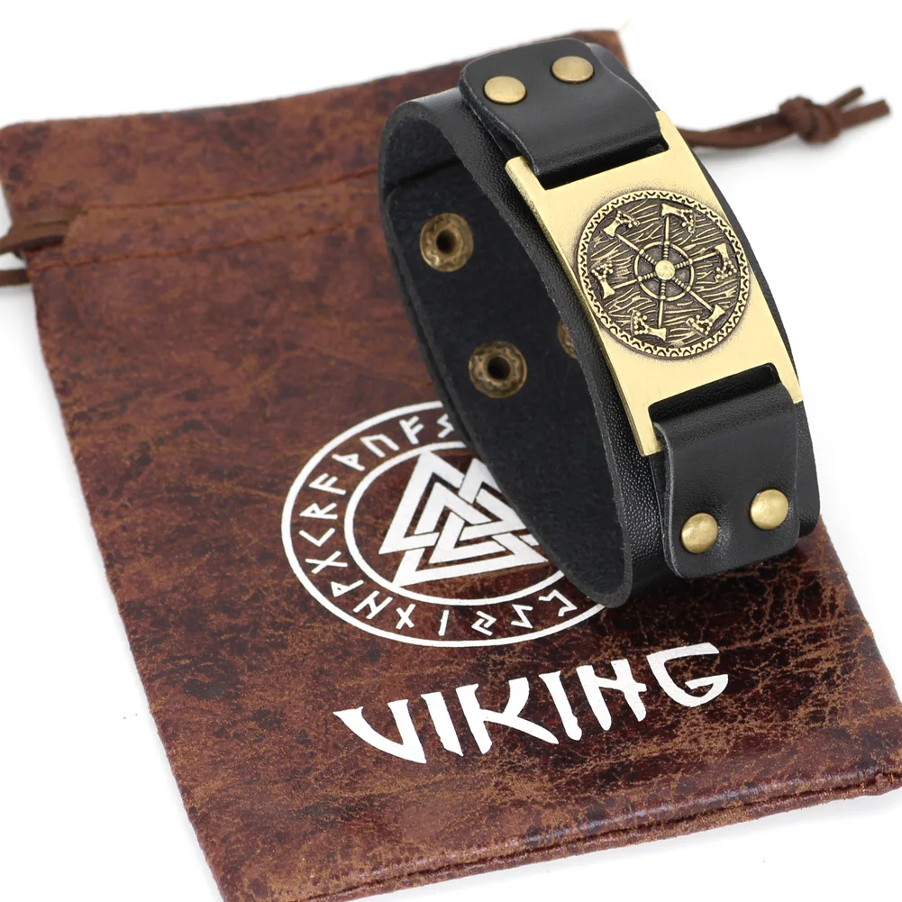 Для мужчин viking топор щит браслет амулет ювелирные изделия 20 см 25 см|Браслеты| |