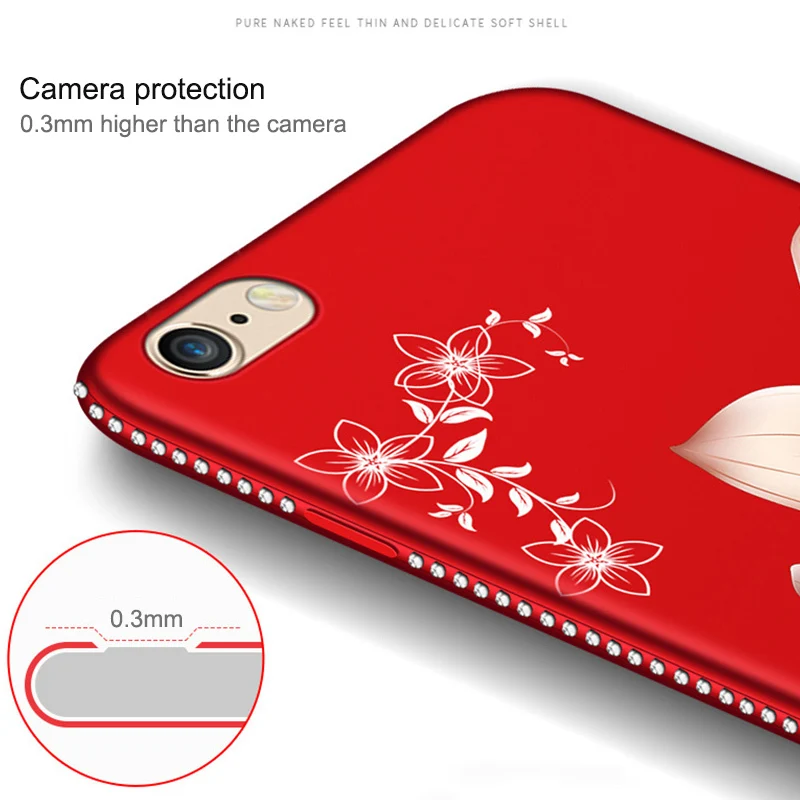 Flower Hoes For Samsung Galaxy A6 A8 2018 Plus Note 9 S8 S9 Case J4 J6 J2 Pro Core J5 J7 Prime Bling Diamond Cases Cover |