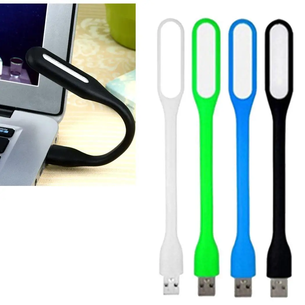 Мини Регулируемый гибкий USB LED свет Powerbank Чтение 5 в дома лампочки лампы 1 2 Вт|Лампы