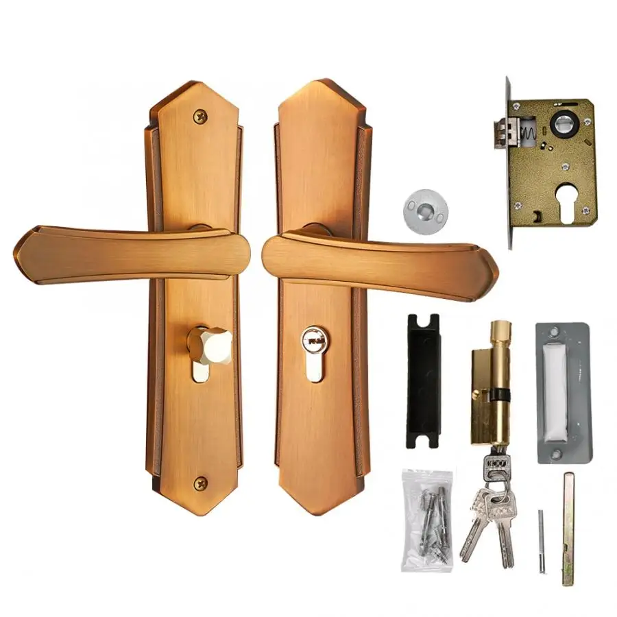 Флюоресцентный замок для гостиной ванной комнаты дверной рычаг защелка домашний