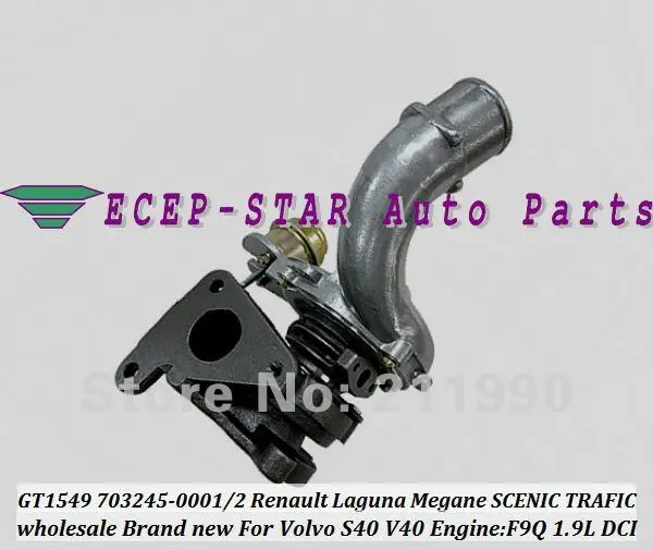 Турбокомпрессор GT1549S 703245 703245-0001 717345 для Renault Laguna Megane SCENIC TRAFIC Volvo S40 V40 F9Q 1 9 T 105HP |