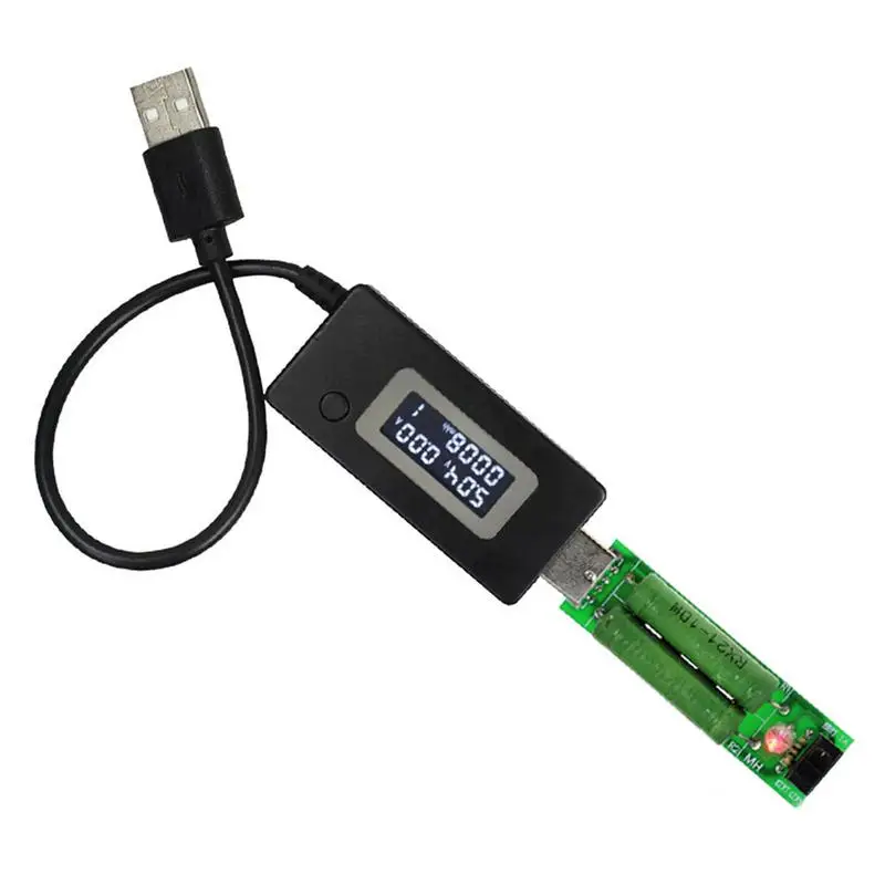 USB тестер измеритель напряжения и силы тока монитор обнаруживает устройство для