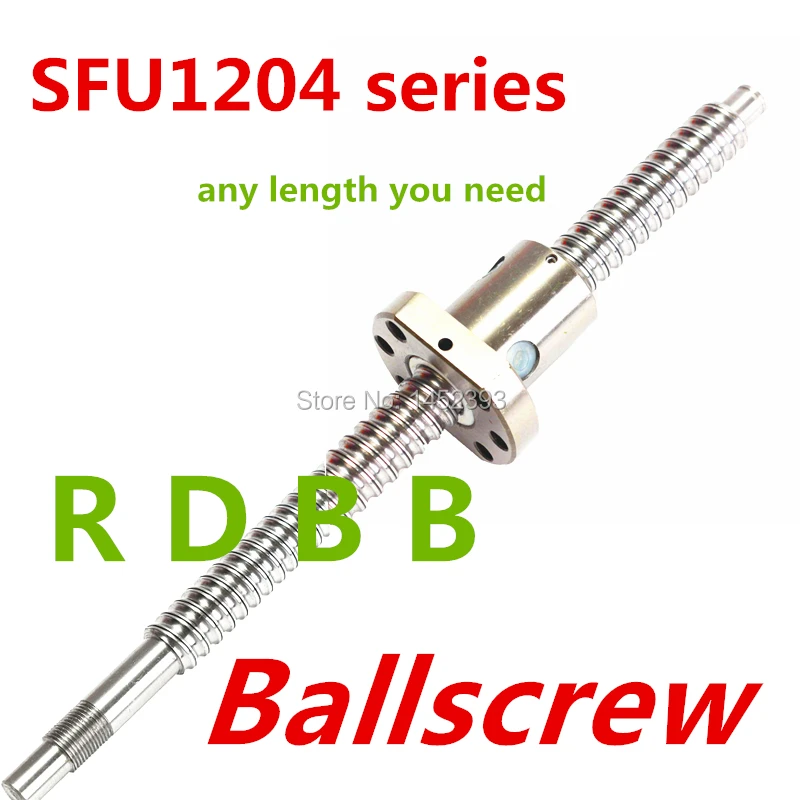 Бесплатная доставка 1 шт. шариковый винт SFU1204 950 мм + RM1204 шариковая гайка со