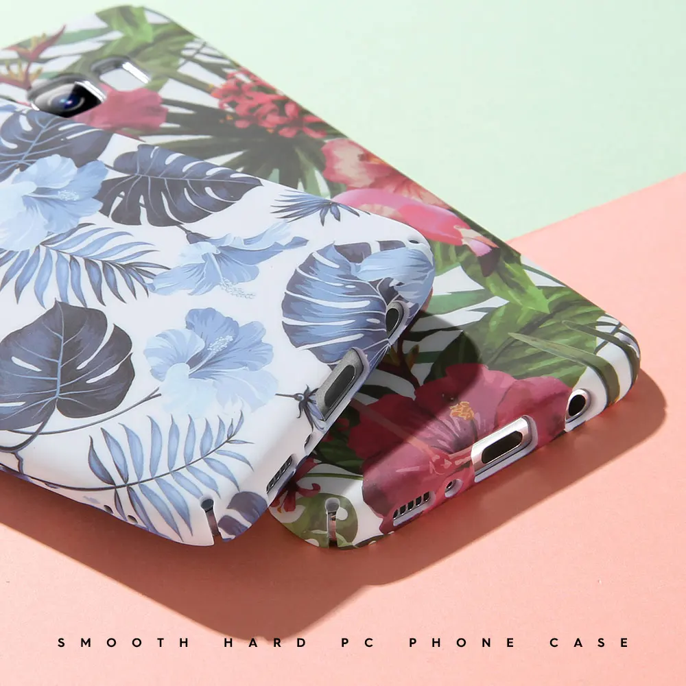 Чехол KISSCASE с цветочным узором для Samsung Galaxy S10 plus S10e S9 S8 PLUS NOTE 9 8 жесткий чехол